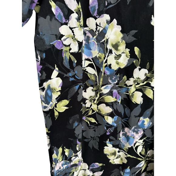 J. Jill Wearever Floral Dress Size Medium - Picture 4 of 5